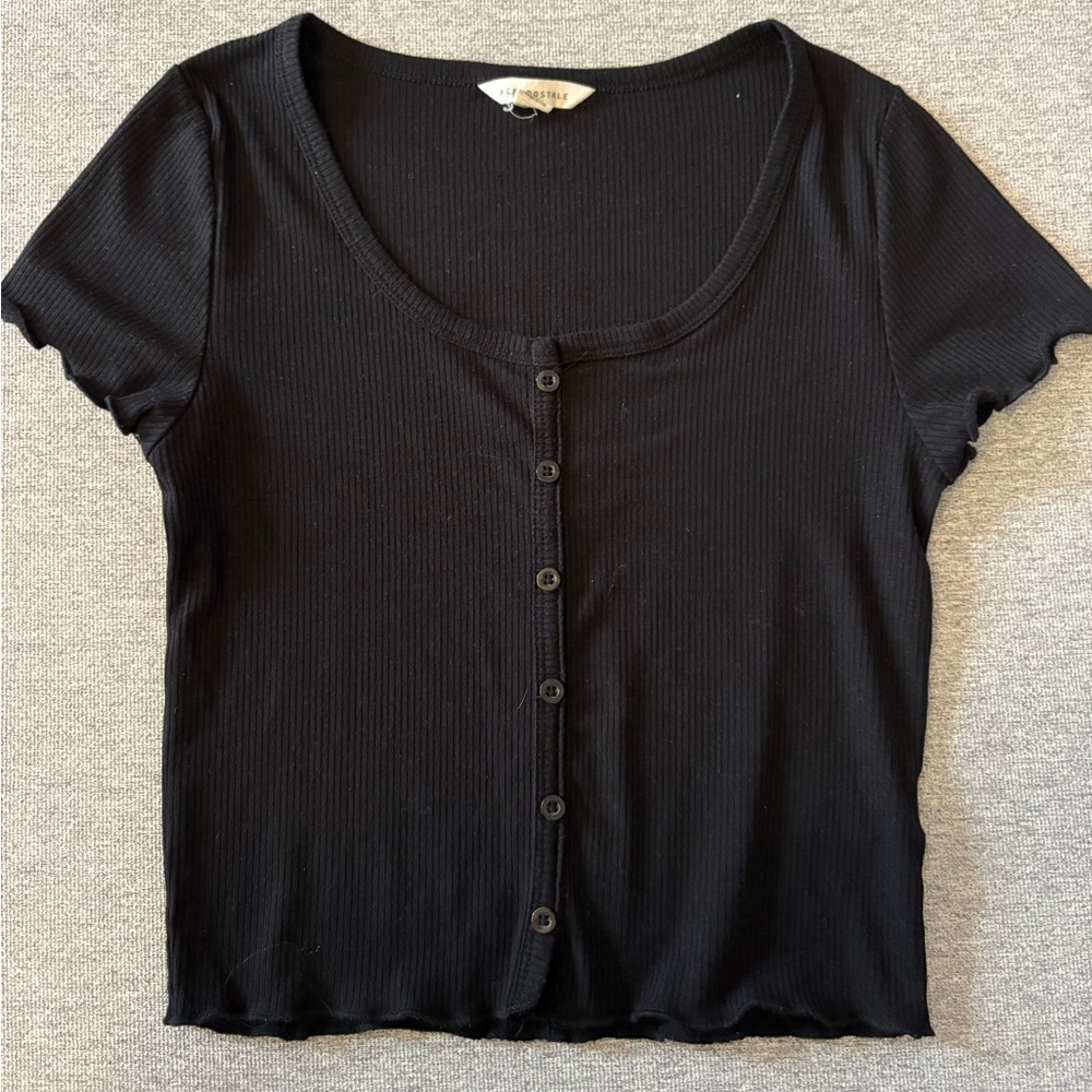 AEROPOSTALE BUTTON UP T-SHIRT